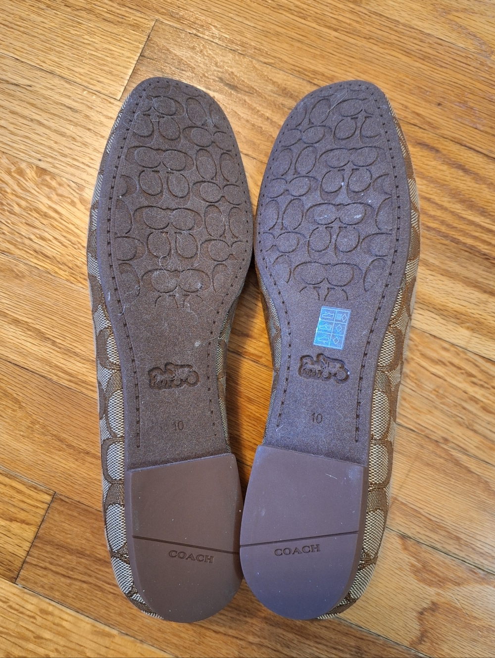 COACH Wendy Ballet Flats Shoes Size 10 New! - Picture 9 of 16